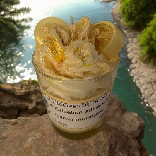 Bougie citron meringué